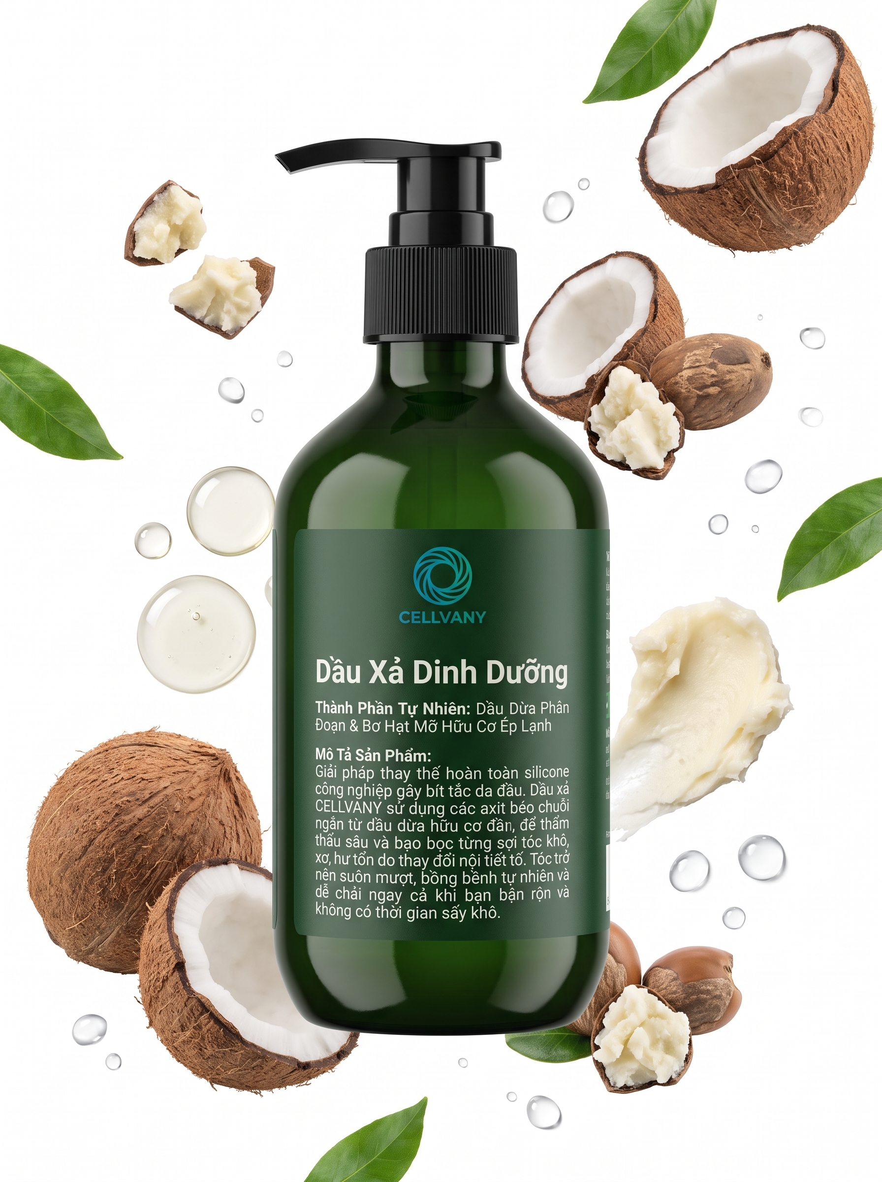 Dầu Xả Suôn Mượt Sinh Học